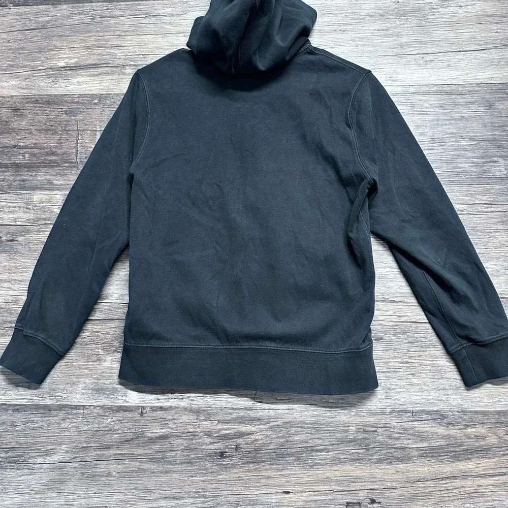 Polo by Ralph Lauren Kids Boys Black Zip-Up Hoodie with Hood and Ribbed Cuffs - Picture 2 of 9